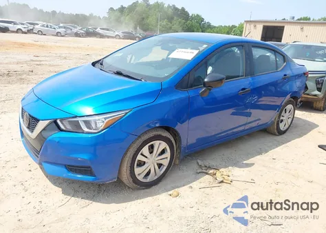 2021 Nissan Versa S Xtronic Cvt z USA, uszkodzony, nr VIN 3N1CN8DV3ML893070